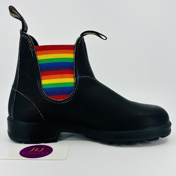Blundstone 2105 Rainbow Black Leather Chelsea Boots Size 4.5 UK/ 7.5 US Women's - Picture 6 of 11